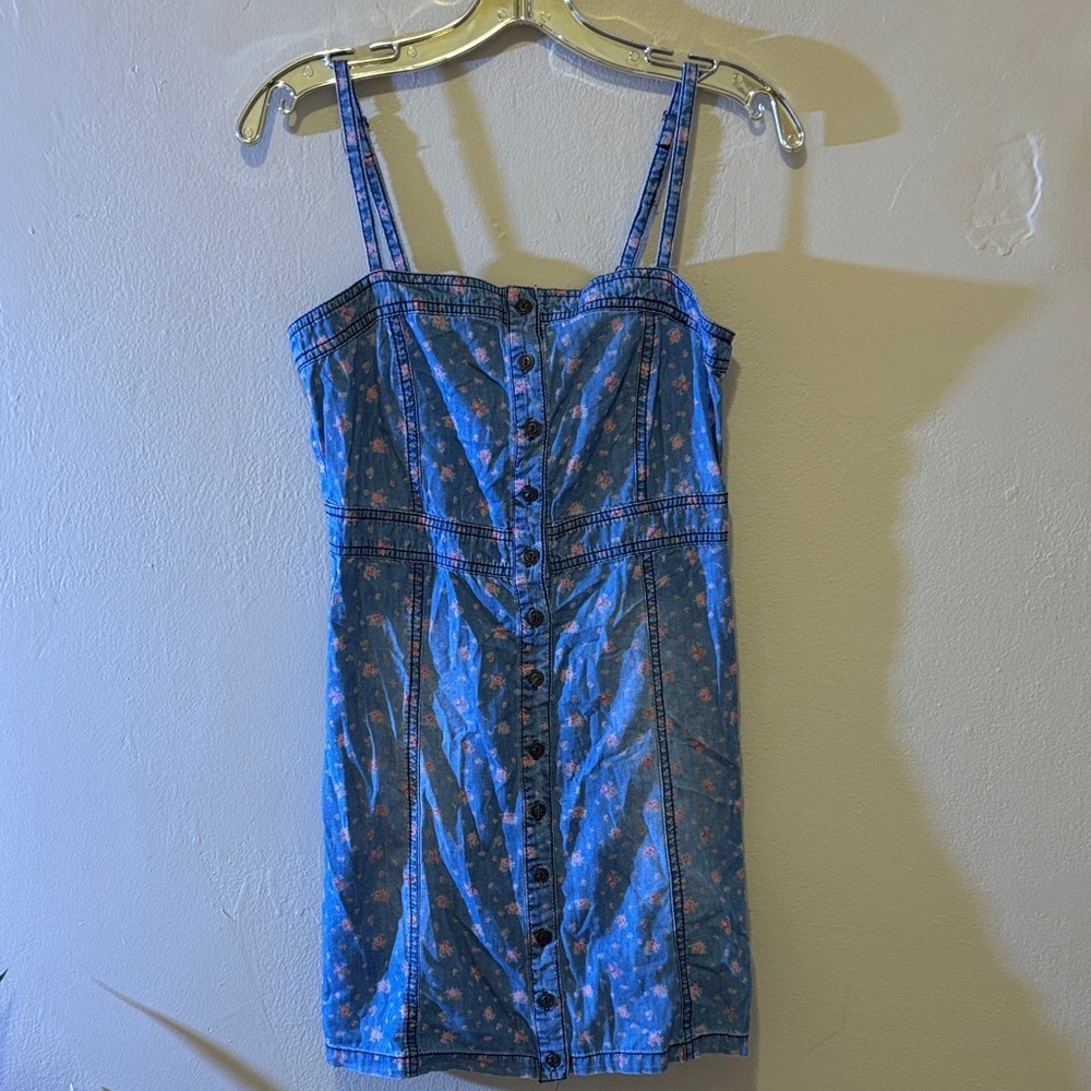 dELiA*s Denim Blue Floral Dress